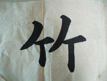 张同学书法学习相册:竹