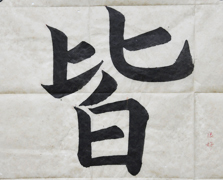 张同学书法学习相册:皆
